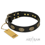 ‘Vintage Attraction’ FDT Artisanデザインのデコ革首輪 ‘Vintage Attraction’ FDT Artisanデザインのデコ革首輪